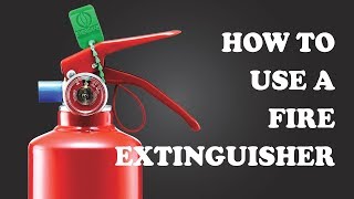 Portable Fire Extinguisher  Discharge in Slow Motion [upl. by Ahsiugal]