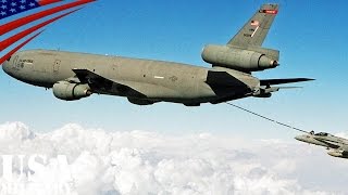 空中給油機 KC10エクステンダー  KC10 Extender Aerial Refueling Tanker [upl. by Yneffit]