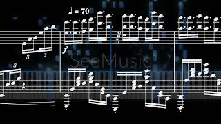 Breeze  Piano Composition  Score  Animation [upl. by Willa411]