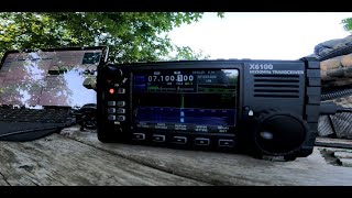 Hiking amp Checking Winlink Email Using Xeigu X6100 amp EMCOMM Talk [upl. by Lettig124]