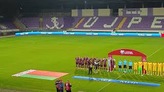 BELARUS ANTHEM vs Romania  EURO 2024 Qualifiers  Гімн Беларусі [upl. by Solnit]