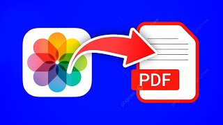 How to Convert Photos to PDF on iPhone  WITHOUT APPLICATIONS [upl. by Salim]