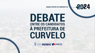 Debate Candidatos a Prefeitura de Curvelo 2024 [upl. by Topping263]