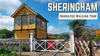 SHERINGHAM Norfolk  4K Narrated Walking Tour  Lets Walk 2023 [upl. by Adnylam]