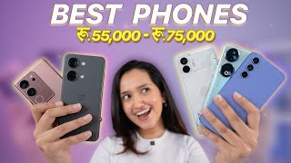 Best Premium Midrange Phones in Nepal  रु 50000 to रु 75000 [upl. by Enitsej90]