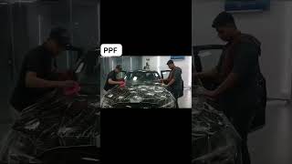 Car detailing work PPF and cremic coating caraccessories [upl. by Valorie98]