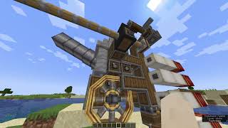 Minecraft working Big Bertha artillery gun [upl. by Tnecnev46]