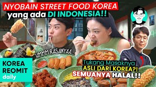 BalikIndonesia  REVIEW STREET FOOD MAKANAN KOREA🇰🇷 DI INDONESIA🇮🇩 OLEH ORANG KOREA🇰🇷 🤭 [upl. by Akenot]