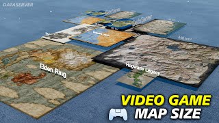 VIDEO GAME MAP Size Comparison 2024 [upl. by Fesuy]