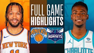 KNICKS at HORNETS  FULL GAME HIGHLIGHTS  January 29 2024 [upl. by Smail]