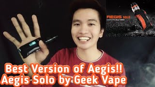 Geek Vape Aegis Solo 100w Tagalog Review🇵🇭 Ph [upl. by Tulley]