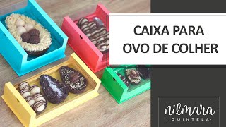 Caixa para Ovo de Colher com Base Cartonada [upl. by Libby987]