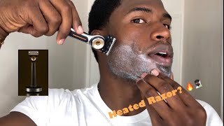 Hot Towel Sensation WHILE Shaving Using GilletteLabs Heated Razor [upl. by Ielarol]