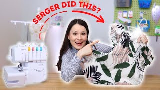 Did you know that sergers can do THIS 5 serger techniques to try [upl. by Nhabois58]