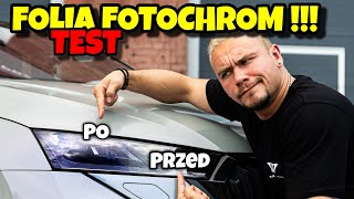 Test MAGICZNA FOLIA NA LAMPY Folia sama ciemnieje na słońcu [upl. by Aicilf]