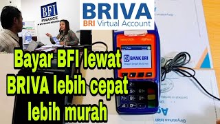 cara bayar angsuran cicilan BFI lewat briva di BRI link [upl. by Ireg198]