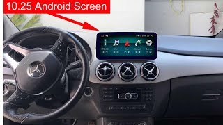 1025quot Android Screen Installation for Mercedes B Class W246 [upl. by Narcissus336]