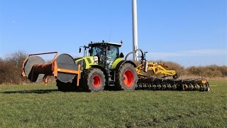 Ready Steady Axion  Claas Axion 810 amp 850  Injecting slurry  Season 2015 [upl. by Nodnnarb]