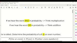 And vs Or In Probability [upl. by Atiekram]