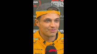 Lando calling out Max landonorris maxverstappen formula1 F1 brazilgp [upl. by Fenton]