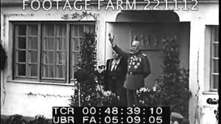 Misc Scenes Nazi Personalities Parades Speeches 22111206  Footage Farm [upl. by Obie]