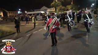 Dungiven Crown Defenders FB 1  Castlederg Young Loyalists FB Parade 2024 [upl. by Nashner624]