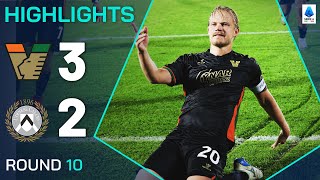 VENEZIAUDINESE 32  HIGHLIGHTS  TWO penalties in thrilling comeback  Serie A 202425 [upl. by Femi620]