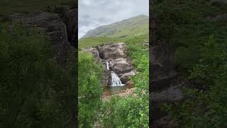 Glencoe waterfall  the Meeting of Three Waters  Scotland [upl. by Krys]