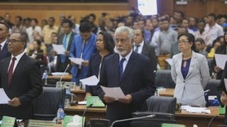 El nuevo Parlamento de Timor Oriental jura sus cargos [upl. by Ainola822]