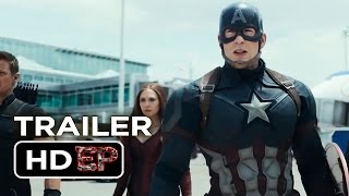 CAPTAIN AMERICA CIVIL WAR 2016 Full Airport Battle Scene HD Marvel Clip [upl. by Aivitnahs687]