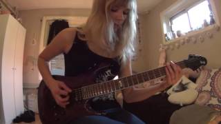 Nervosa  Death guitar cover by Simone van Straten [upl. by Niatsirhc524]