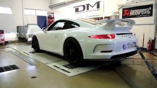 PORSCHE 991 GT3 Dyno Test [upl. by Jason]