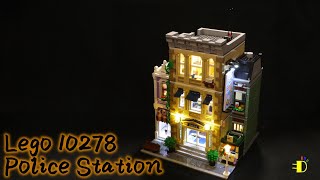 LEGO 10278 lighting install [upl. by Ylrrad]