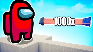 AMONG US GIANT vs 1000x OVERPOWERED UNITS  TABS  Totally Accurate Battle Simulator 2024 [upl. by Arodnahs]