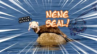 【Vtuber廢片】Nene Seal lures husbands at sea【hololive【桃鈴ねね】【MomosuzuNene】【Meme】 [upl. by Castara940]