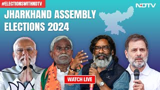 Jharkhand Elections 2024 LIVE  Polling For 38 Assembly Seats In Jharkhand In Second Phase [upl. by Naor237]