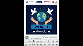 World Freedom Day viralvideo youtubeshorts airconditioner hvacexperts [upl. by Alek]