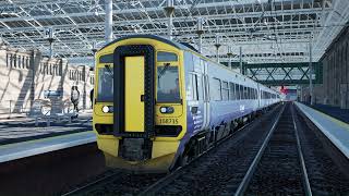 鐵道攝影 TSW ScotRail BR Class 156 2P23 Edinburgh Waverley  Polmont  Dunblane 20240806 [upl. by Perri897]