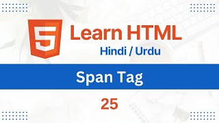 span tag in html  HTML For Beginners [upl. by Booma701]