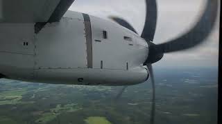 Landing at Vaasa Airport  ATR 72 [upl. by Ahsekam]