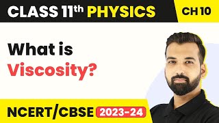 Class 11 Physics Chapter 10  CBSENCERT Viscosity  Mechanical Properties of Fluids [upl. by Leinod542]