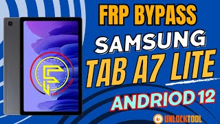 SAMSUNG SMT220 FRP BYPASS ANDRIOD 12  Samsung Tab A7 LITE FRP BYPASS [upl. by Anialram]