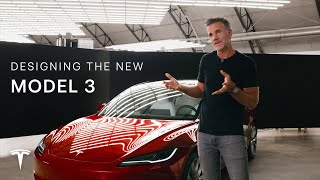 The New Tesla Model 3  Design Walkthrough [upl. by Naasar]