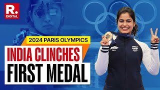 Paris Olympics 2024 BREAKING Who Is Manu Bhaker First Indian Woman Shooter To Win Olympics Medal [upl. by Rubel]