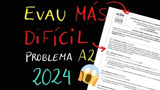 EVAU MATEMATICAS 2024 A2  Madrid  ¿La más difícil 🧐🤔 [upl. by Price261]