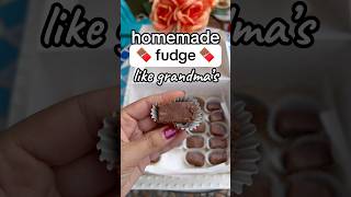 🍫SAVE🍫homemade fudge the easiest dessert to make ❤️‍🔥step by step recipe in description ✨fyp [upl. by Yesrod]