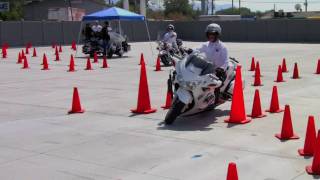 Fast Honda ST1300 Police Bike in Competition [upl. by Kohcztiy205]