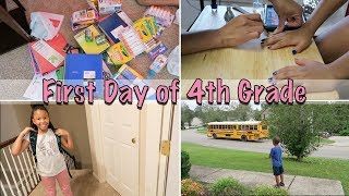 Getting Ready for School  First day of 4th Grade [upl. by Oiramed623]