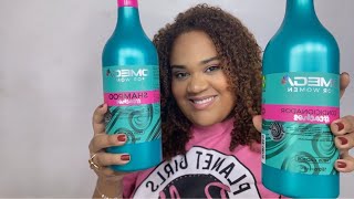 RESENHA SHAMPOO E CONDICIONADOR OMEGA MEUS CACHOS [upl. by Lobiv885]