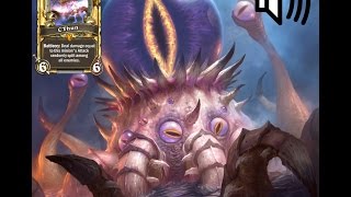 CThun sound effects  Hearthstone [upl. by Kciredor]